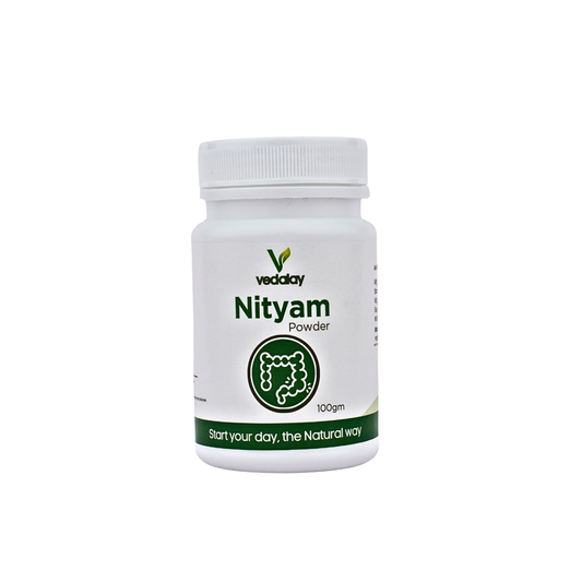 Vedalay Nityam Powder – Natural Colon Cleanse & Daily Digestive Support for Smooth Mornings (100g)
