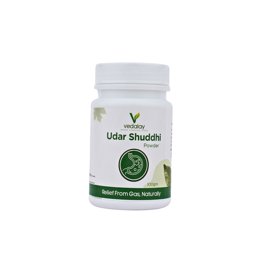 Vedalay Udar Shuddhi Powder – Natural Ayurvedic Relief for Gas, Bloating & Digestion (100g)